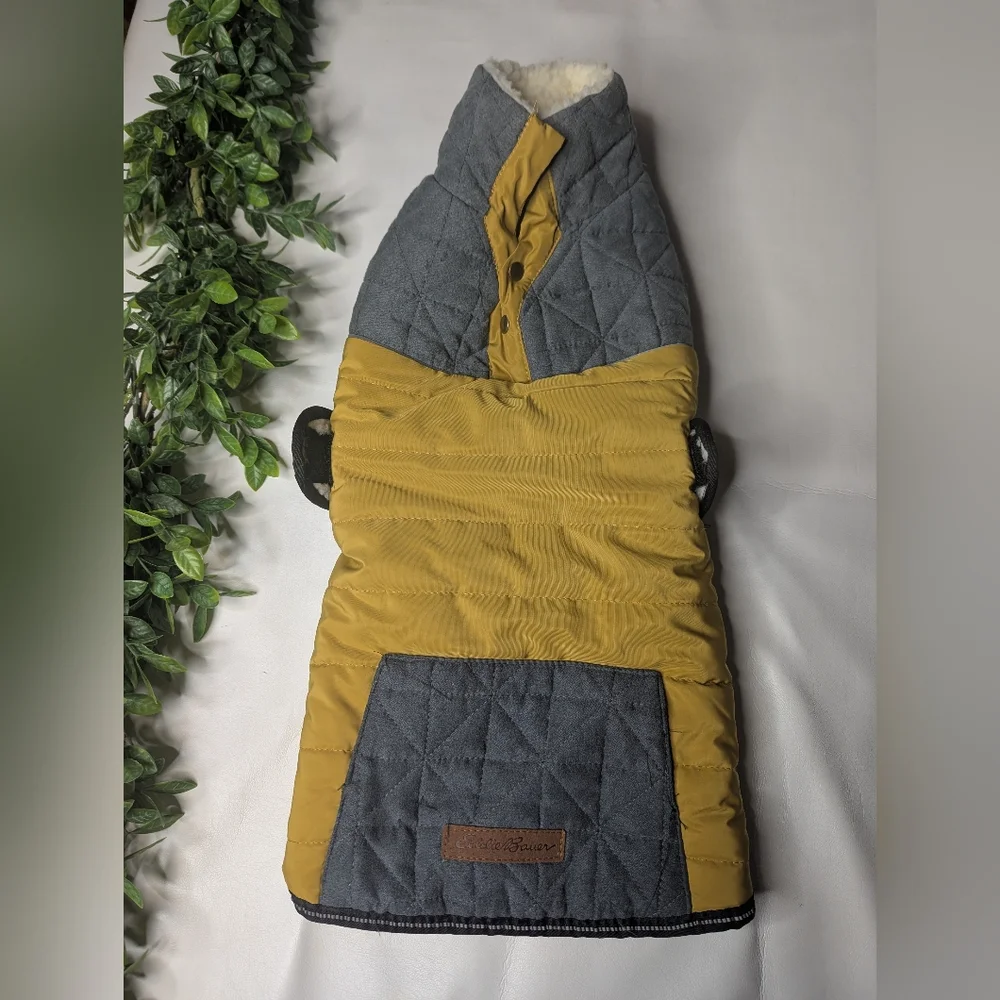 Eddie Bauer PET High Rock Padded Yoke Coat, Dijon Size Large